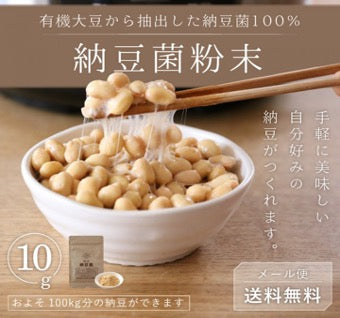 [KAWASHIMAYA] Natto Starter Spores Powder 10g - 100% Organic Soybean Extract